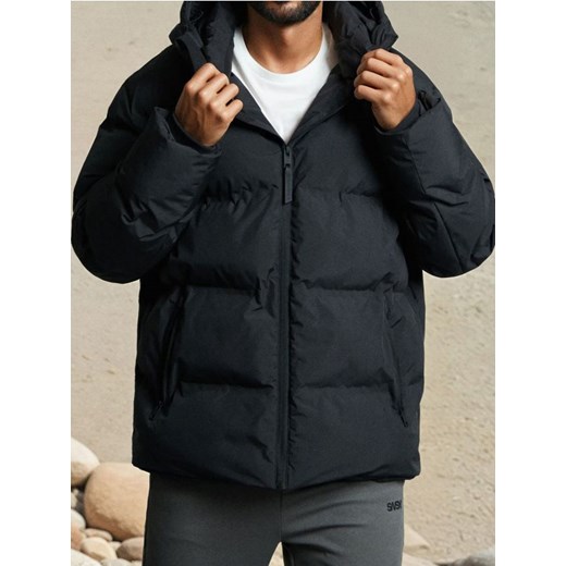 Sinsay - Kurtka puffer - czarny ze sklepu Sinsay w kategorii Kurtki męskie - zdjęcie 186082473