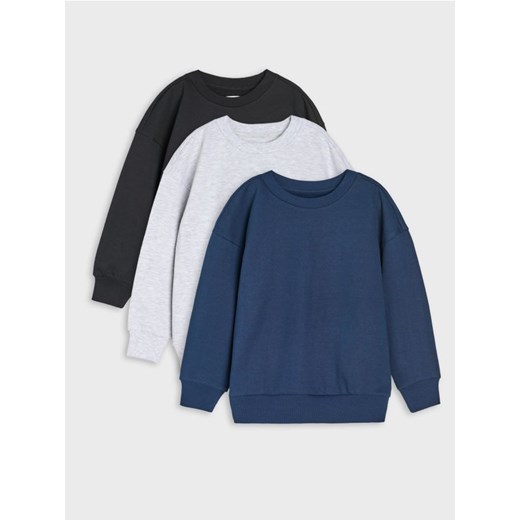 Sinsay - Bluzy w stylu basic 3 pack - czarny - id: 309DZ-99X - marki Sinsay - 186082512 Sinsay - Bluzy w stylu basic 3 pack - czarny ze sklepu Sinsay w kategorii Bluzy chłopięce - zdjęcie 186082512