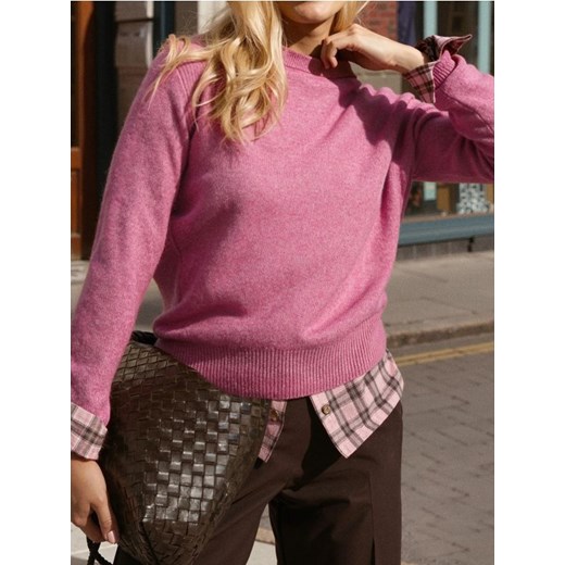 Sinsay - Sweter melanżowy basic - różowy ze sklepu Sinsay w kategorii Swetry damskie - zdjęcie 186082622