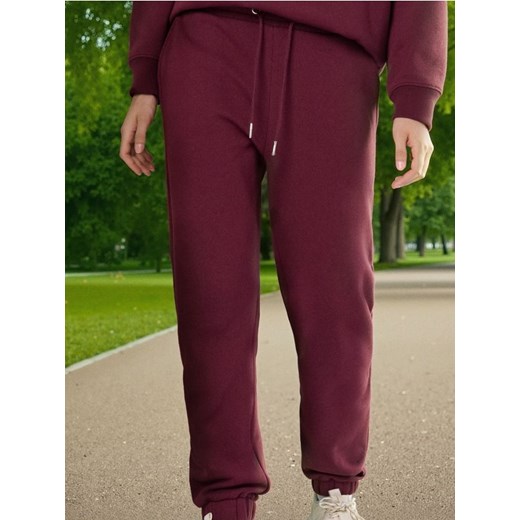 Sinsay - Spodnie dresowe jogger - bordowy - id: 466EY-83X - marki Sinsay - 186082853 Sinsay - Spodnie dresowe jogger - bordowy ze sklepu Sinsay w kategorii Spodnie damskie - zdjęcie 186082853