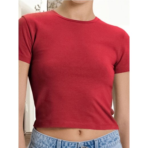 Sinsay - Crop top - brązowy ze sklepu Sinsay w kategorii Bluzki damskie - zdjęcie 186082982