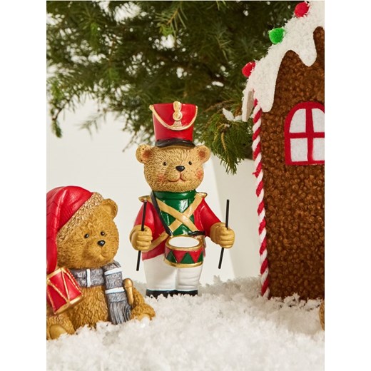 Sinsay - Dekoracja świąteczna w kształcie misia - czerwony Sinsay One Size Sinsay