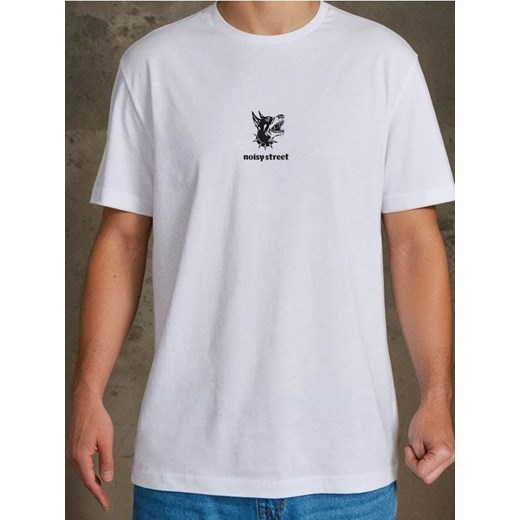 Sinsay - Koszulka z krótkim rękawem - biały ze sklepu Sinsay w kategorii T-shirty męskie - zdjęcie 186083093