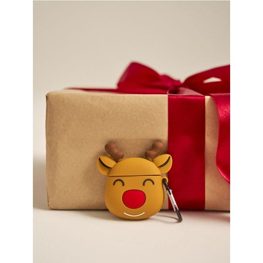 Sinsay - Etui na słuchawki renifer - brązowy - id: 6484Z-88X - marki Sinsay - 186083322 Sinsay - Etui na słuchawki renifer - brązowy ze sklepu Sinsay w kategorii Etui - zdjęcie 186083322