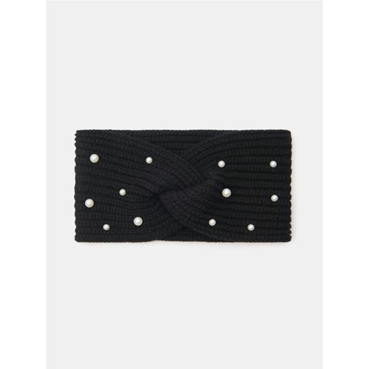 Sinsay - Prążkowana opaska na głowę - czarny Sinsay One Size Sinsay