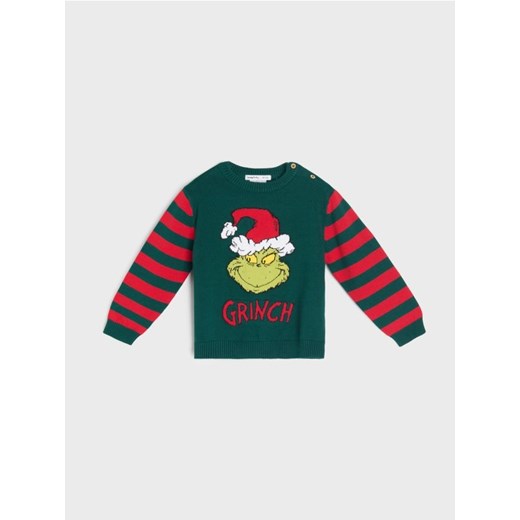 Sinsay - Świąteczny sweter Grinch - zielony - id: 7552Z-67X - marki Sinsay - 186083553 Sinsay - Świąteczny sweter Grinch - zielony ze sklepu Sinsay w kategorii Bluzy i swetry - zdjęcie 186083553