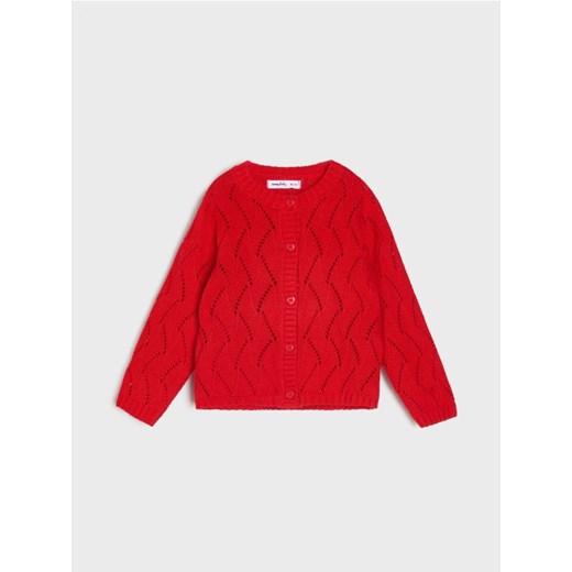 Sinsay - Bawełniany sweter - czerwony - id: 7555Z-33X - marki Sinsay - 186083554 Sinsay - Bawełniany sweter - czerwony ze sklepu Sinsay w kategorii Bluzy i swetry - zdjęcie 186083554