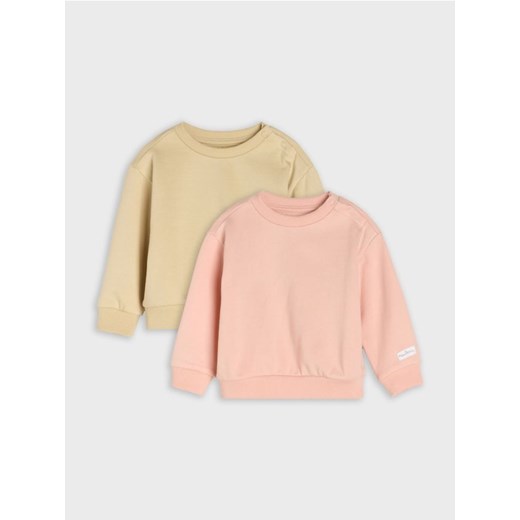 Sinsay - Bluzy 2 pack - różowy - id: 7578Z-03X - marki Sinsay - 186083563 Sinsay - Bluzy 2 pack - różowy ze sklepu Sinsay w kategorii Bluzy i swetry - zdjęcie 186083563