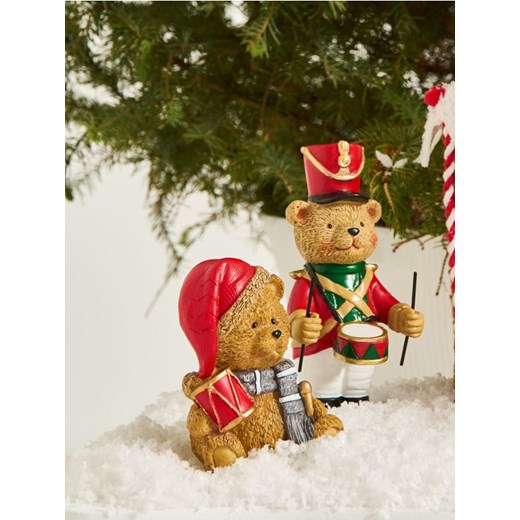 Sinsay - Dekoracja świąteczna w kształcie misia - brązowy ze sklepu Sinsay w kategorii Dekoracje bożonarodzeniowe - zdjęcie 186083570