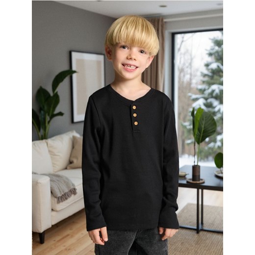 Sinsay - Bawełniana koszulka - czarny ze sklepu Sinsay w kategorii T-shirty chłopięce - zdjęcie 186083634