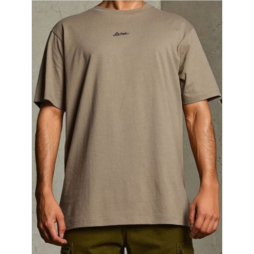 Sinsay - Koszulka z nadrukiem na plecach - brązowy ze sklepu Sinsay w kategorii T-shirty męskie - zdjęcie 186083861