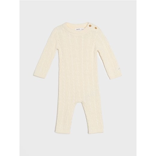 Sinsay - Grubsze śpiochy z miękkiej dzianiny - kremowy ze sklepu Sinsay w kategorii Odzież dla niemowląt - zdjęcie 186083902