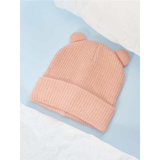 Sinsay - Czapka z elementami 3D - różowy ze sklepu Sinsay w kategorii Czapki dziecięce - zdjęcie 186084080