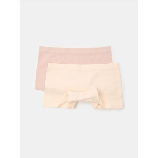 Sinsay - Prążkowane bokserki 2 pack - wielobarwny - id: 926FZ-MLC - marki Sinsay - 186084111 Sinsay - Prążkowane bokserki 2 pack - wielobarwny ze sklepu Sinsay w kategorii Majtki dziecięce - zdjęcie 186084111