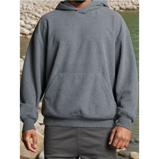 Sinsay - Bluza hoodie - szary ze sklepu Sinsay w kategorii Bluzy męskie - zdjęcie 186084122