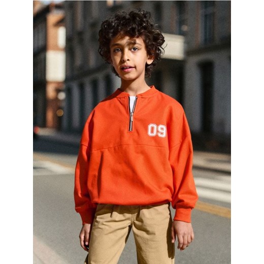 Sinsay - Bluza crewneck - czerwony ze sklepu Sinsay w kategorii Bluzy chłopięce - zdjęcie 186084250