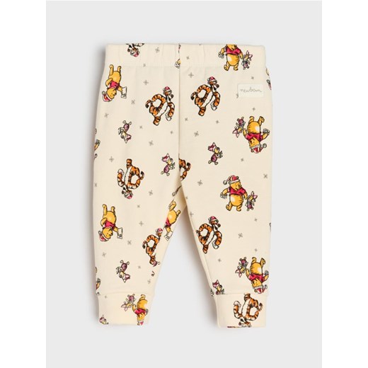 Sinsay - Spodnie z polarem w środku ze świątecznym motywem Winnie the Pooh - kremowy ze sklepu Sinsay w kategorii Odzież dla niemowląt - zdjęcie 186084274