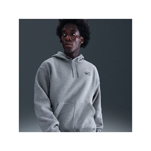 Męska bluza z kapturem Nike - Szary ze sklepu Nike poland w kategorii Bluzy męskie - zdjęcie 186085161