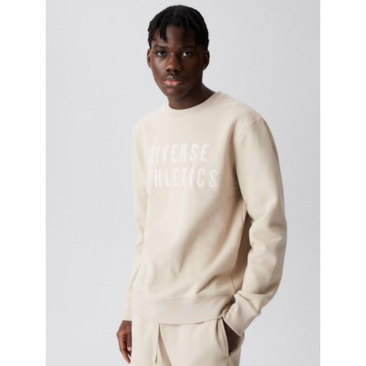 Bluza męska ATH C 223 1570B - piaskowa ze sklepu Edoti w kategorii Bluzy męskie - zdjęcie 186085330
