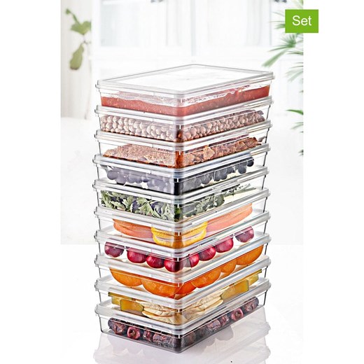 Violeta Home Pojemniki (10 szt.) - 14 x 11,5 x 11 cm ze sklepu Limango Polska w kategorii Pojemniki kuchenne - zdjęcie 186085964