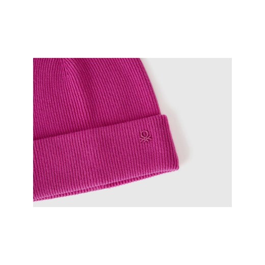 Benetton Czapka w kolorze różowym 168 okazyjna cena Limango Polska