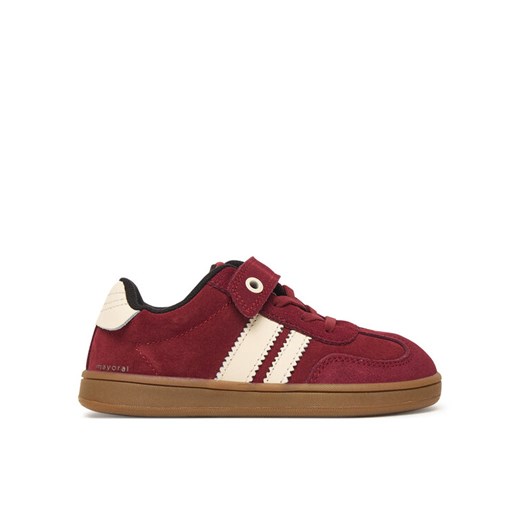 Sneakersy Mayoral 44611 Bordowy ze sklepu eobuwie.pl w kategorii Buty sportowe dziecięce - zdjęcie 186086203