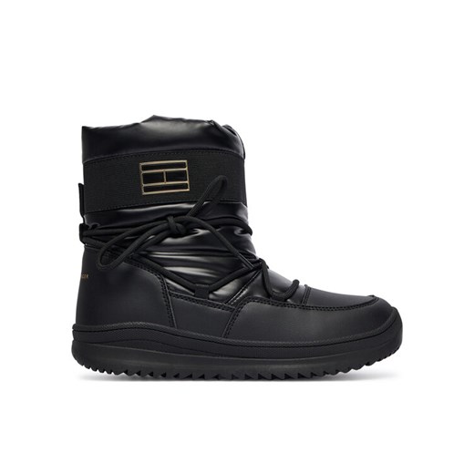 Śniegowce Tommy Hilfiger Snow Boot T3A5-34052-1474 D Czarny ze sklepu eobuwie.pl w kategorii Buty zimowe dziecięce - zdjęcie 186086213