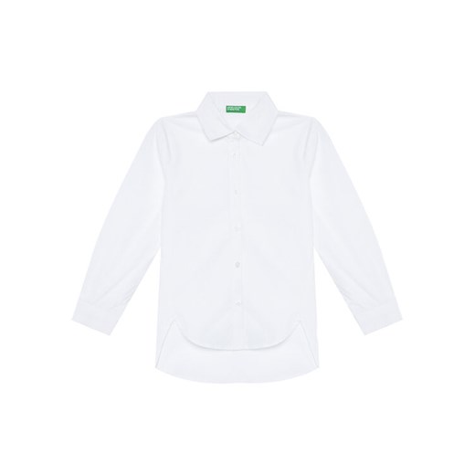 United Colors Of Benetton Koszula 5EW7CQ04A Biały Oversize ze sklepu MODIVO w kategorii Koszule chłopięce - zdjęcie 186086831