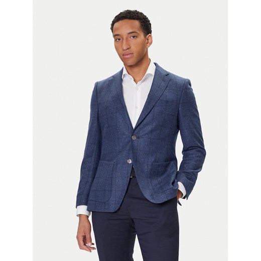 BOSS Marynarka H-Hutson 50551581 Niebieski Regular Fit ze sklepu MODIVO w kategorii Marynarki męskie - zdjęcie 186086841