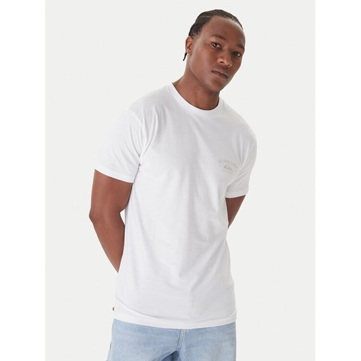 Quiksilver T-Shirt Anchor EQYZT08178 Biały Regular Fit ze sklepu MODIVO w kategorii T-shirty męskie - zdjęcie 186086923