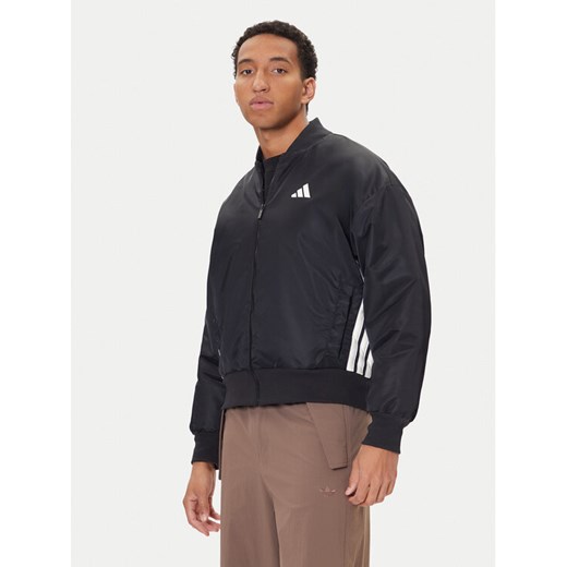adidas Kurtka bomber Stadium JN1825 Czarny Loose Fit ze sklepu MODIVO w kategorii Kurtki męskie - zdjęcie 186086970
