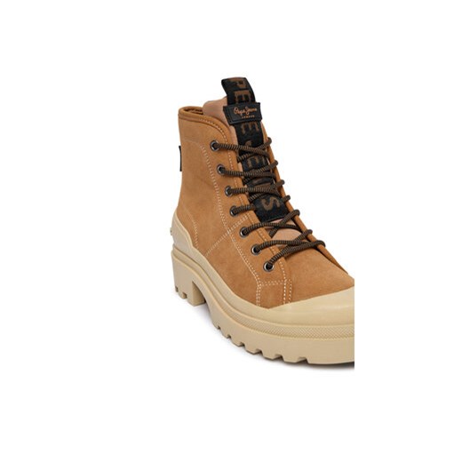 Pepe Jeans Trapery Hale Basic W PLS500006 Brązowy Pepe Jeans 36 MODIVO