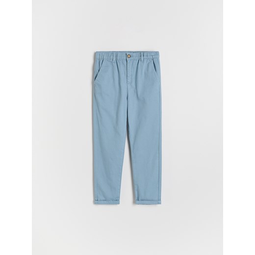Reserved - Bawełniane spodnie - niebieski Reserved 158 (12 lat) wyprzedaż Reserved