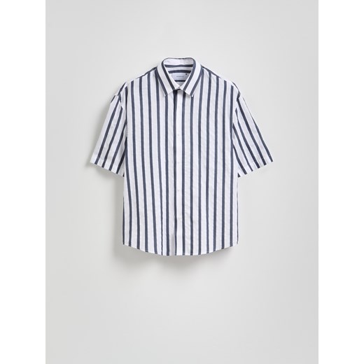 Reserved - Koszula w paski comfort fit - granatowy ze sklepu Reserved w kategorii Koszule męskie - zdjęcie 186088140