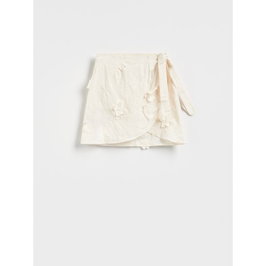 Reserved - Krótki sarong - złamana biel ze sklepu Reserved w kategorii Kamizelki damskie - zdjęcie 186088304