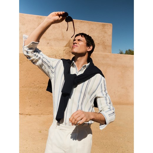 Reserved - Okulary przeciwsłoneczne - brązowy ze sklepu Reserved w kategorii Okulary przeciwsłoneczne męskie - zdjęcie 186088904