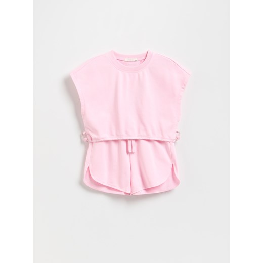 Reserved - Bawełniany komplet - różowy Reserved 116 (5-6 lat) okazja Reserved