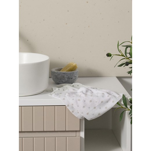 Sinsay - Ręczniki do twarzy 10 pack - szary Sinsay One Size Sinsay