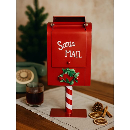 Sinsay - Skrzynka na listy do Świętego Mikołaja - czerwony Sinsay One Size Sinsay