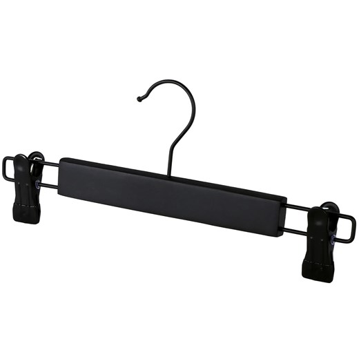 Czarny drewniany wieszak z klipsem  M8-D88 ze sklepu Edinos.pl w kategorii Dom - zdjęcie 186094201