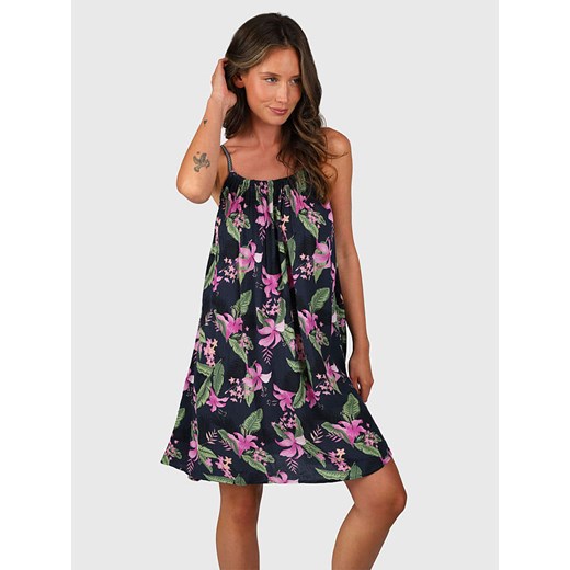 Brunotti Sukienka &quot;Isla&quot; w kolorze granatowo-różowym ze sklepu Limango Polska w kategorii Sukienki - zdjęcie 186094802