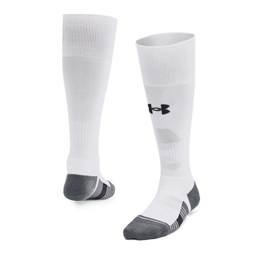 Dziecięce skarpetki piłkarskie Under Armour Youth UA Magnetico 1pk OTC - białe Under Armour XS okazyjna cena Sportstylestory.com
