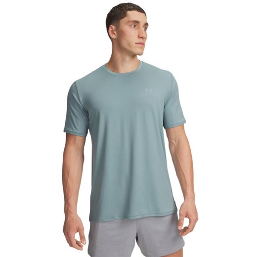 Męska koszulka treningowa Under Armour Vanish Energy SS - zielona ze sklepu Sportstylestory.com w kategorii T-shirty męskie - zdjęcie 186095164