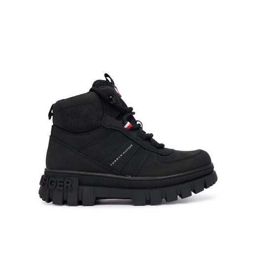 Tommy Hilfiger Trzewiki T3X5-34129-1696999 S Czarny ze sklepu MODIVO w kategorii Buty zimowe dziecięce - zdjęcie 186096434