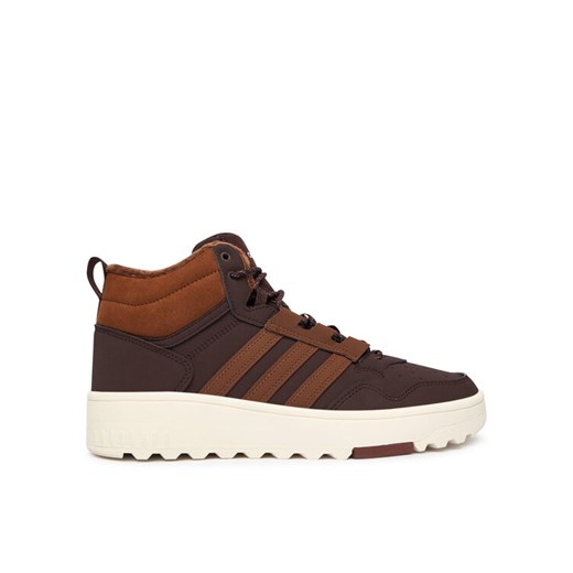 adidas Sneakersy Hoops 4.0 Mid JQ5364 Brązowy ze sklepu MODIVO w kategorii Buty sportowe męskie - zdjęcie 186096482