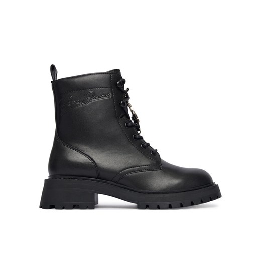 Pepe Jeans Trapery Stacy Play W PLS500022 Czarny ze sklepu MODIVO w kategorii Workery damskie - zdjęcie 186096521