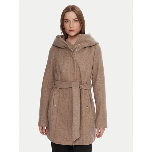 Vero Moda Płaszcz przejściowy Popliva 10310779 Beżowy Regular Fit ze sklepu MODIVO w kategorii Płaszcze damskie - zdjęcie 186096530