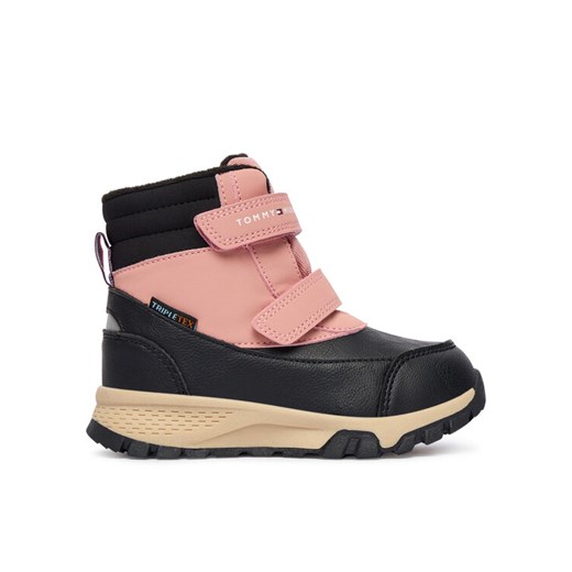 Tommy Hilfiger Śniegowce Velcro Bootie T1A5-34048-1592 M Czarny ze sklepu MODIVO w kategorii Buty zimowe dziecięce - zdjęcie 186096584