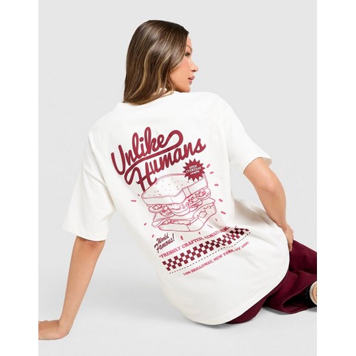 UNLIKE HUMANS T-SHIRT DELY TEE ze sklepu JD Sports  w kategorii Bluzki damskie - zdjęcie 186097704