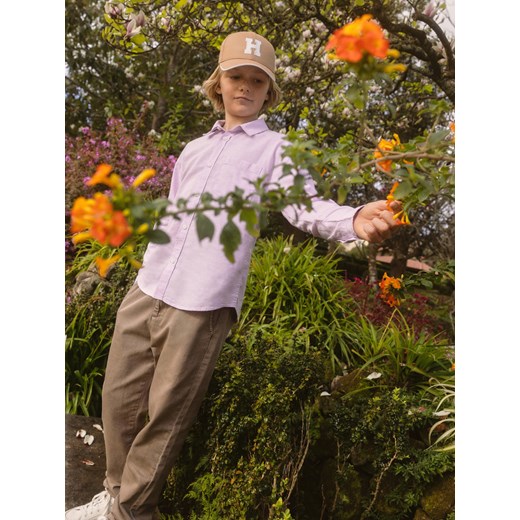 Reserved - Bawełniana czapka z daszkiem - brązowy Reserved 5-9 lat Reserved okazja